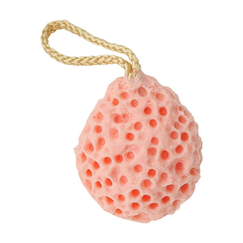 Cheese bath ball, extra-dense honeycomb bath sponge, children's bath foam, won't scatter, large size bath ball.